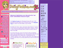 Tablet Screenshot of dailyfashion.com